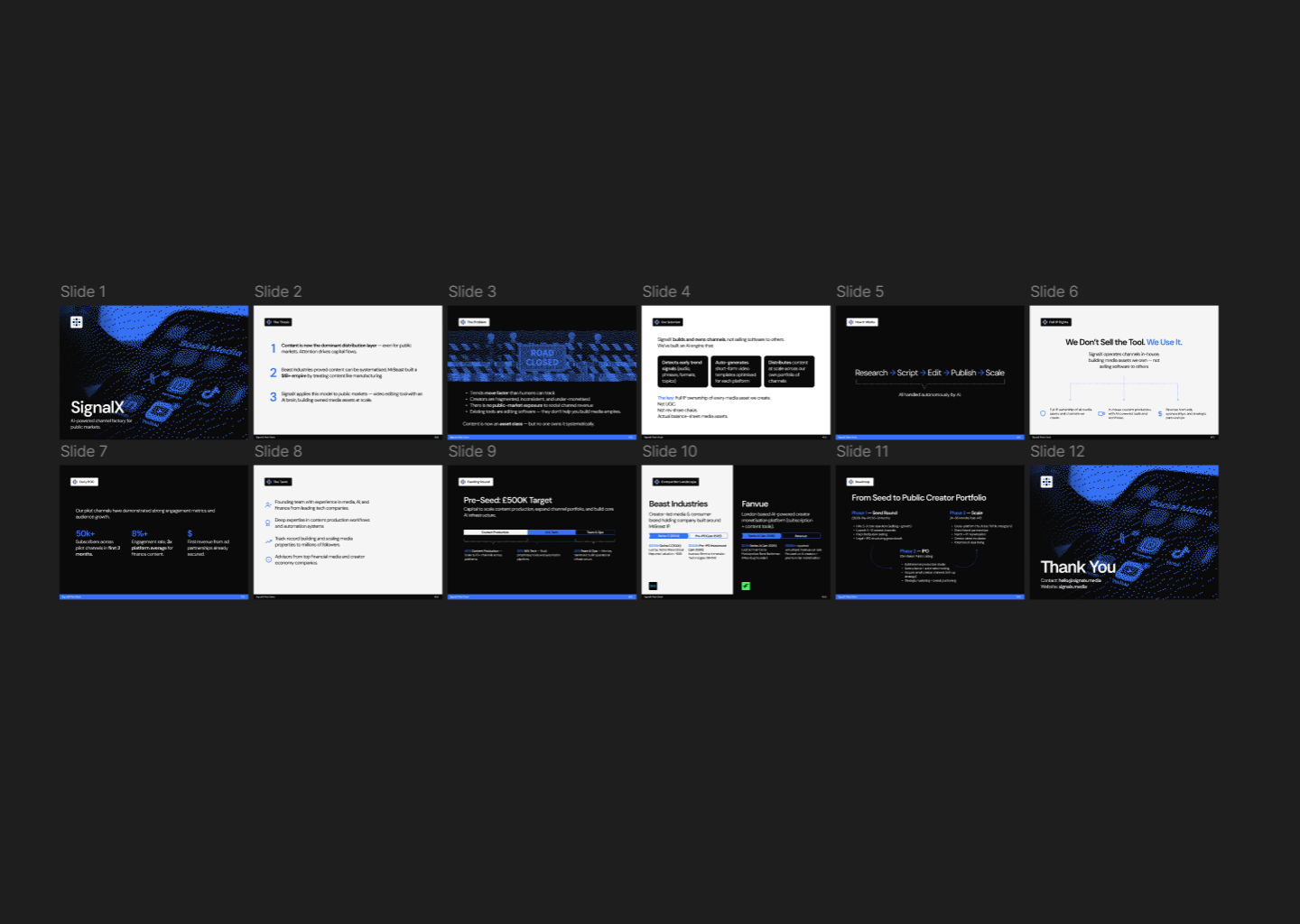 SignalX after rebrand